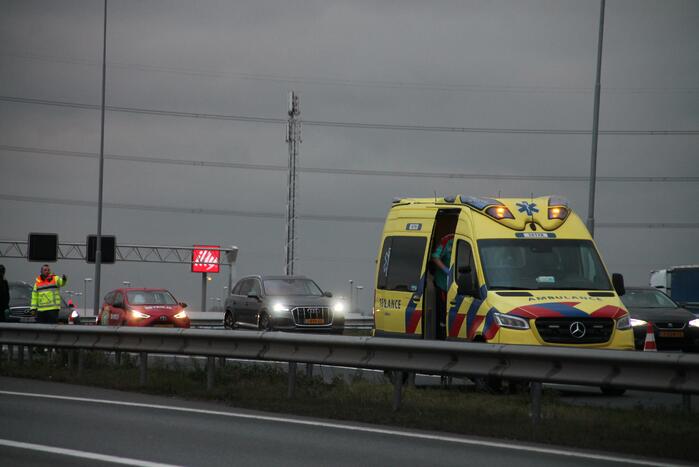 Flinke vertraging door aanrijding op snelweg