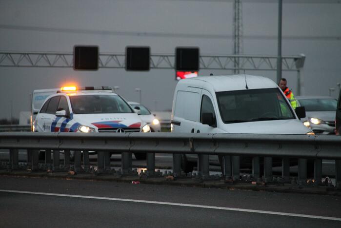 Flinke vertraging door aanrijding op snelweg