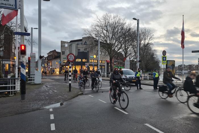 Winkelgebied afgesloten door corona drukte