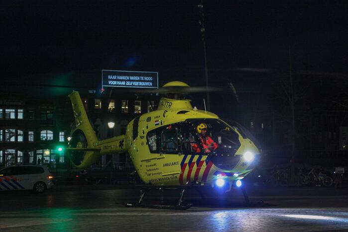 Veel bekijks bij inzet van traumahelikopter