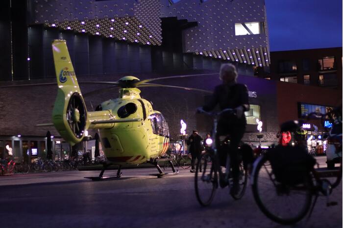 Veel bekijks bij inzet van traumahelikopter
