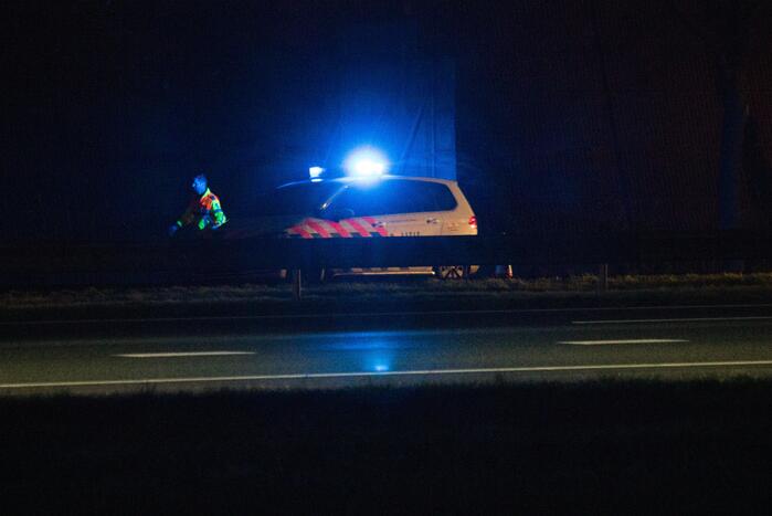 Oponthoud door aanrijding op snelweg