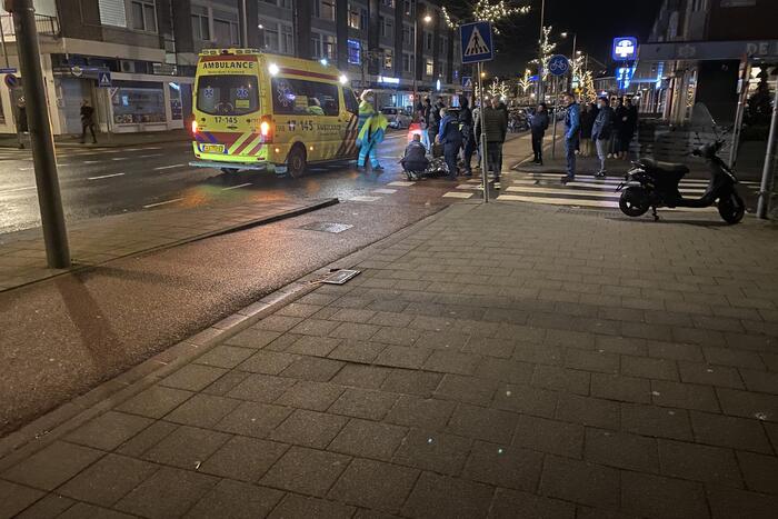 Fietser gaat hard onderuit en raakt gewond