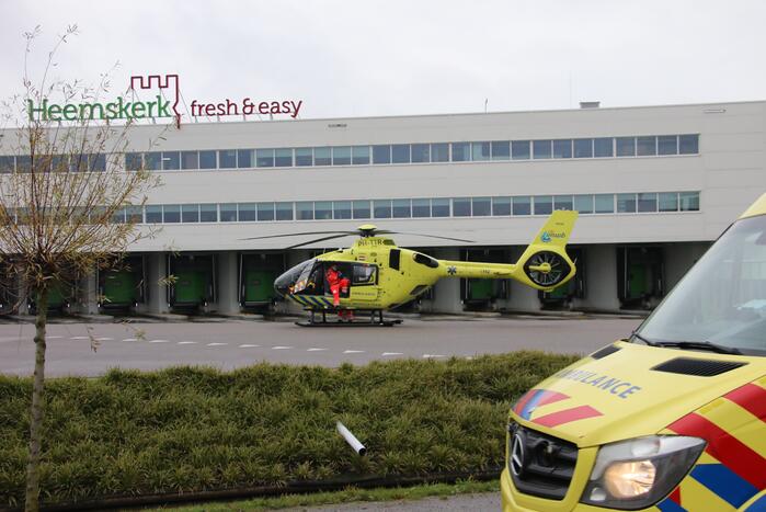 Zwaargewonde na bedrijfsongeval Heemskerk fresh easy