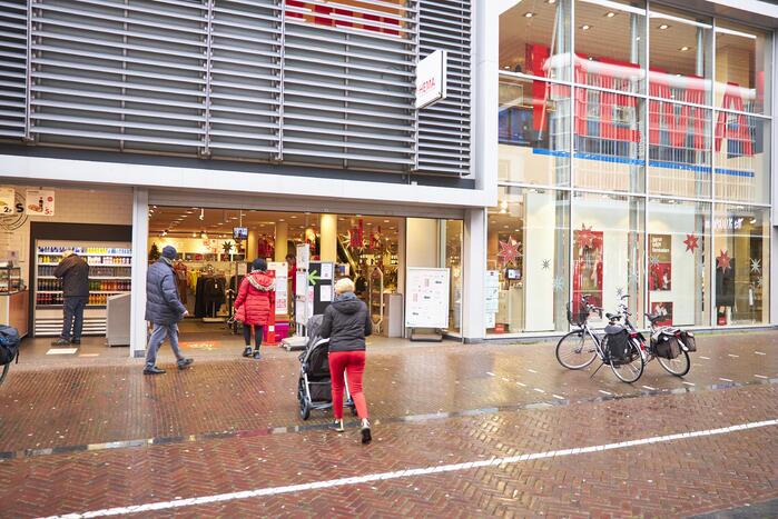 Winkels dicht en Hema open in binnenstad