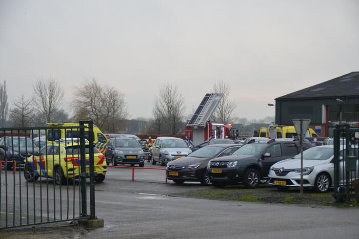 Persoon gewond bij ongeval Vakgarage Van der Zweep