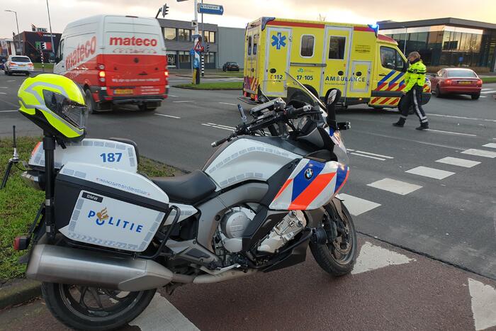 Scooterrijder gewond na ongeval