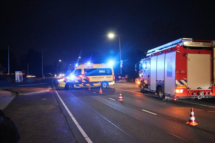 Verkeer ontregeld na botsing