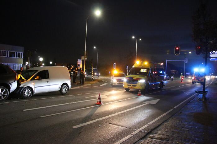 Verkeer ontregeld na botsing