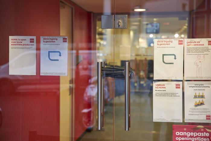 Hema-winkels voorlopig gesloten