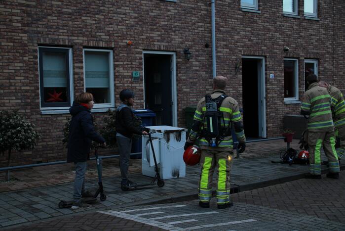 Wasdroger in brand in woning