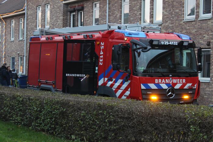 Wasdroger in brand in woning