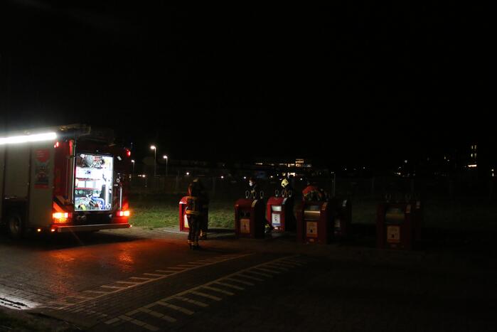 Containerbrand snel geblust