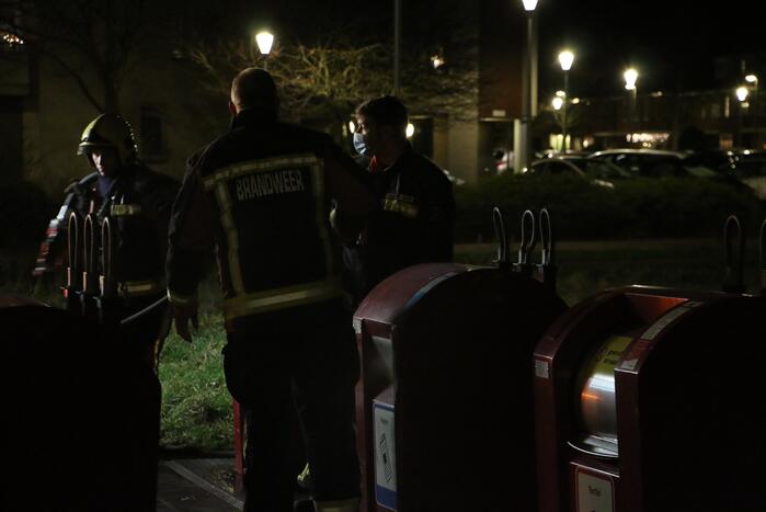 Containerbrand snel geblust