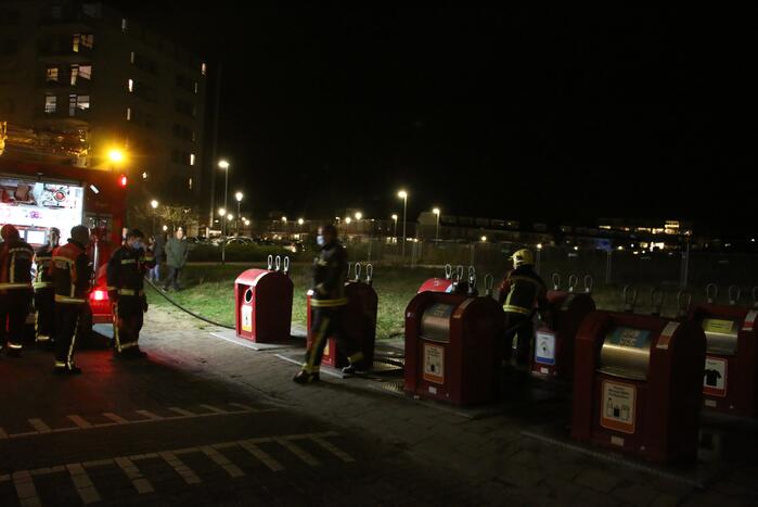 Containerbrand snel geblust