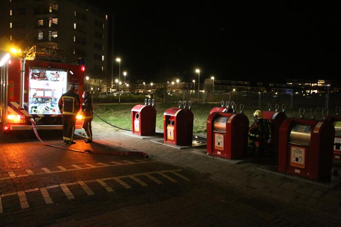 Containerbrand snel geblust