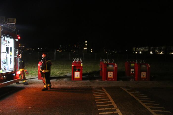 Containerbrand snel geblust