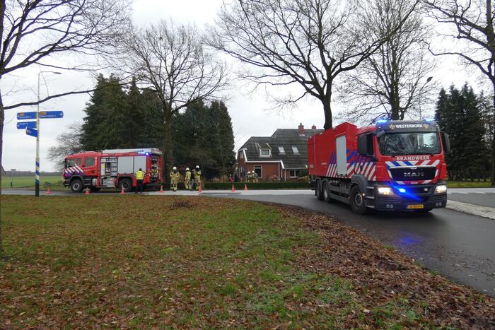 Flinke schoorsteenbrand bij woning