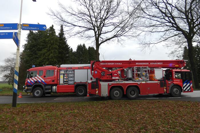 Flinke schoorsteenbrand bij woning