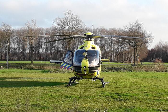 Traumahelikopter ingezet bij incident in woning
