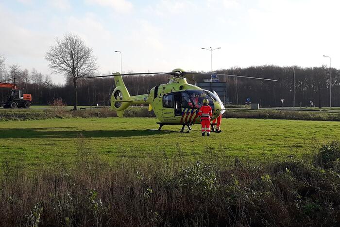 Traumahelikopter ingezet bij incident in woning