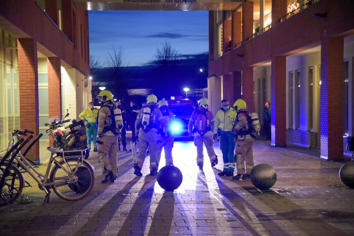 Gewonde bij brand in appartementencomplex