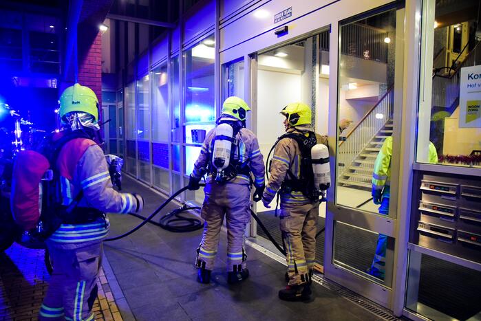 Gewonde bij brand in appartementencomplex
