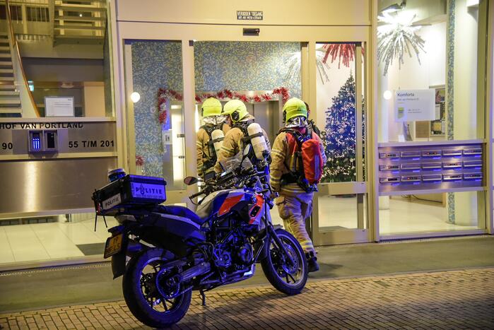 Gewonde bij brand in appartementencomplex