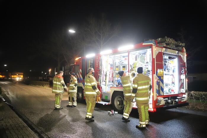 Flinke brand op zolder van woning