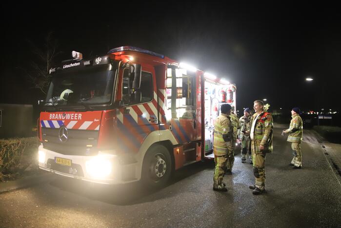 Flinke brand op zolder van woning