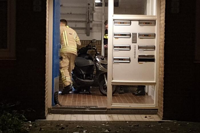 Gaslucht mogelijk veroorzaakt door scooter