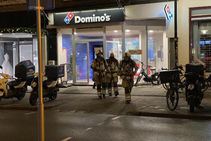 Vreemde geur geroken bij domino's pizza