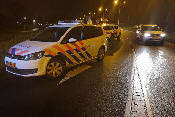 Bestuurder gewond bij kop-staart botsing