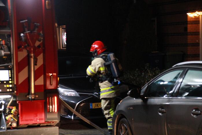 Brand in keuken van woning