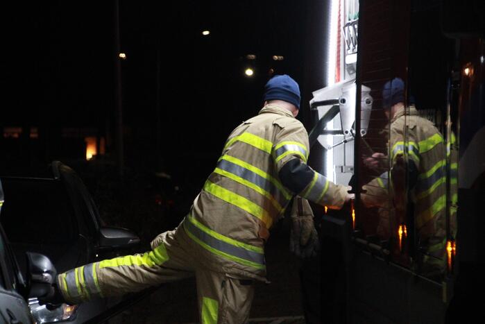 Brand in keuken van woning