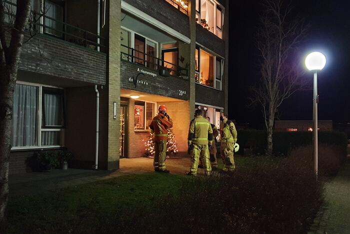 Persoon gewond bij brand in aanleunwoning