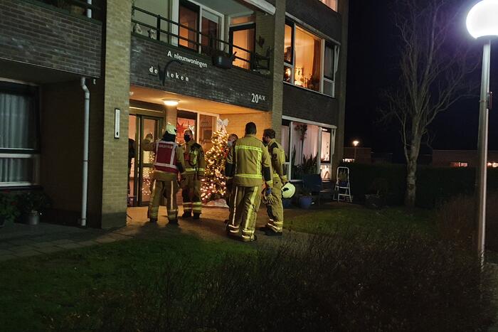 Persoon gewond bij brand in aanleunwoning