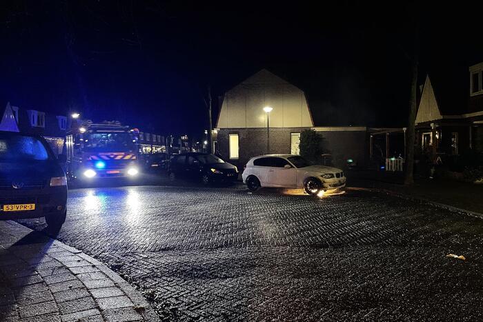 Auto loopt schade op door brand