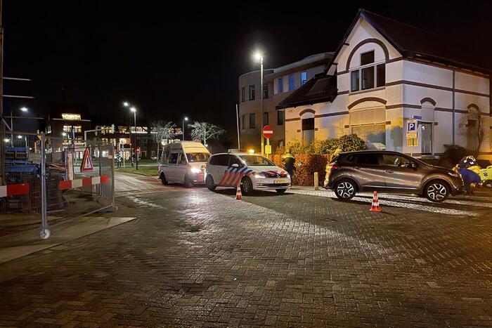 Voetganger met hond aangereden