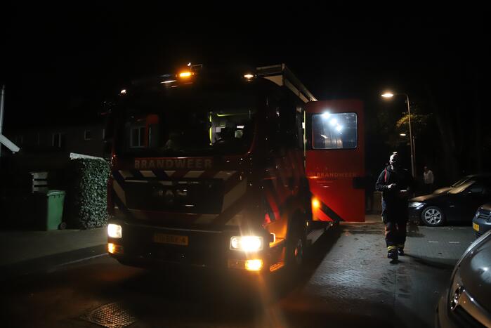 Brand in tuinhuis snel geblust