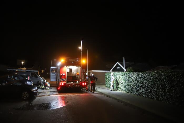 Brand in tuinhuis snel geblust