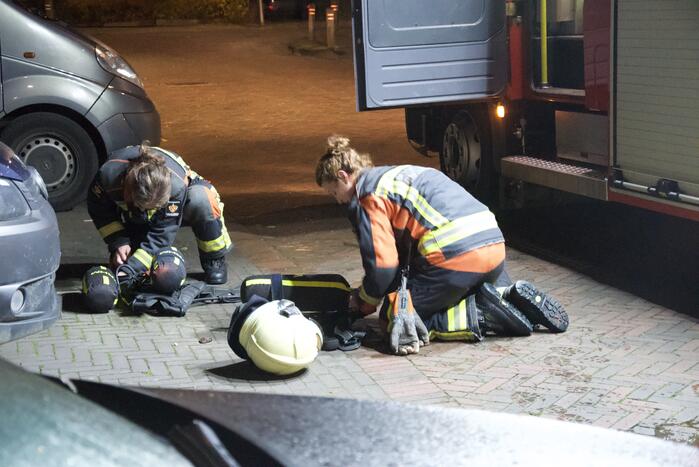 Brand in tuinhuis snel geblust