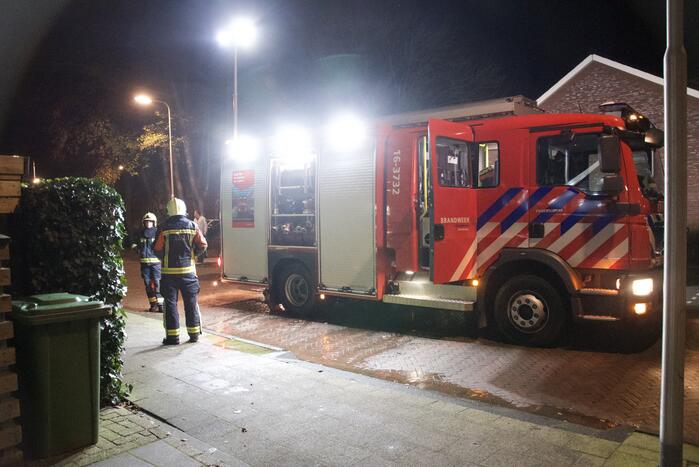 Brand in tuinhuis snel geblust