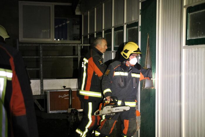 Schuur verwoest door brand