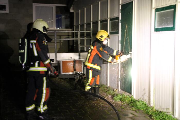 Schuur verwoest door brand