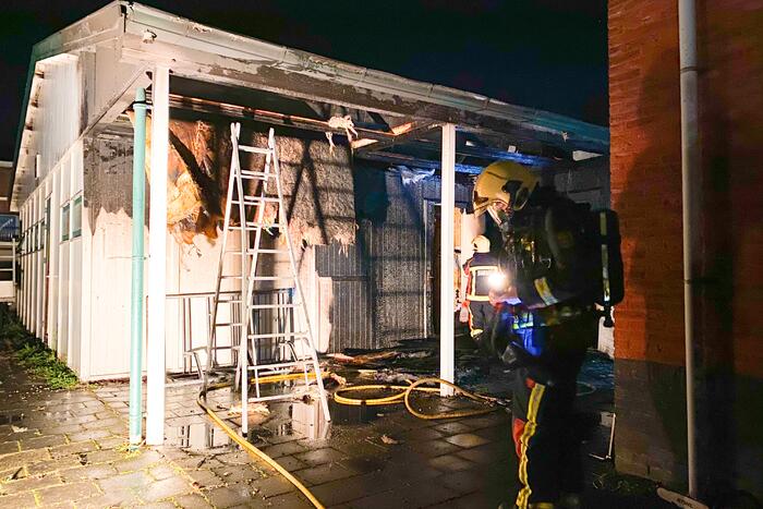 Schuur verwoest door brand