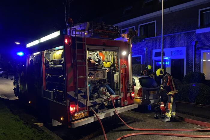 Brand in woning snel onder controle