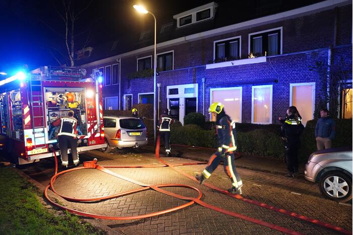 Brand in woning snel onder controle