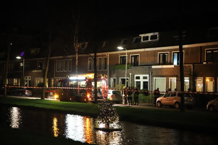 Brand in woning snel onder controle