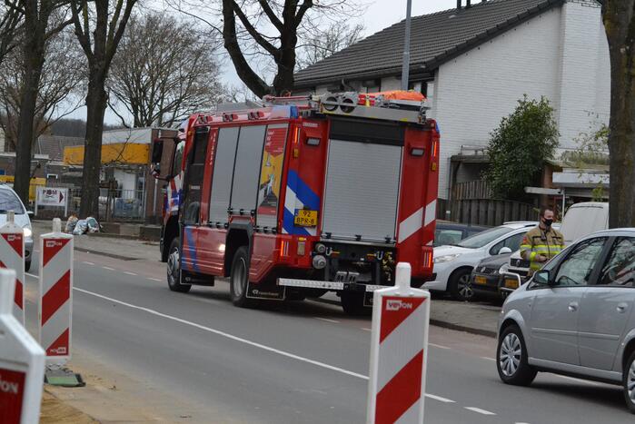 Gasleiding geraakt bij graafwerkzaamheden